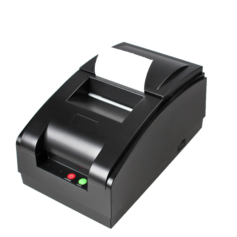 

9 needles Bi-directional printing 76mm desktop dot matrix printer Support RS232 USB multi-interface printer, Black+white