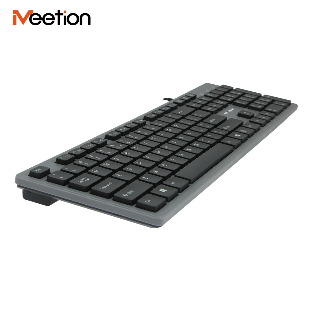 

K841 USB Chocolate Thin Waterproof Ergonomics Computer Convenient Wired standard Keyboard