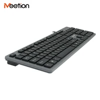 

MEETION USB Chocolate Thin Waterproof Ergonomics Computer Convenient Wired standard Keyboard