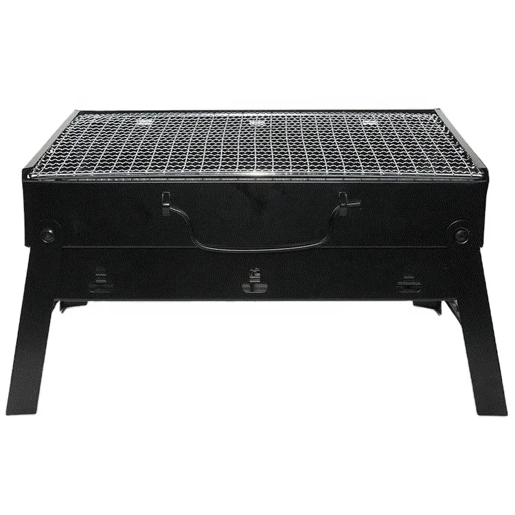 

Maideng LY088Z Outdoor Camping Travel Cold rolled Sheet Bbq Grills Portable Charcoal Bbq Grill, Black