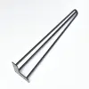 18inch diy furniture iron hairpin legs 3 pin all size with hairpin leg stopper