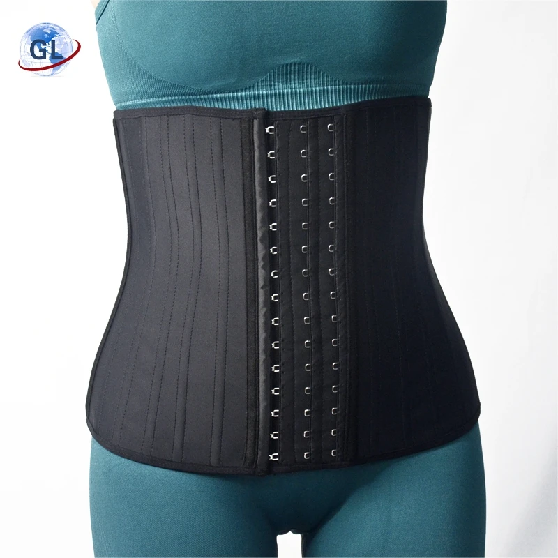 
Good Quality explosion style 25 steel bone smooth natural latex corset wholesale  (1600091997424)