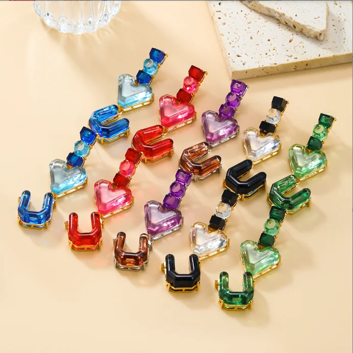 

5 Colors Fashion New design ZA Acrylic English Letter LOVE Resin Earrings for Women Bohemia Jewelry Gifts