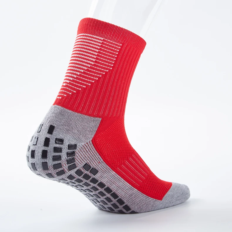 

Wholesale Custom Ankle Anti Slip sock Striped socks Football Socks Factory
