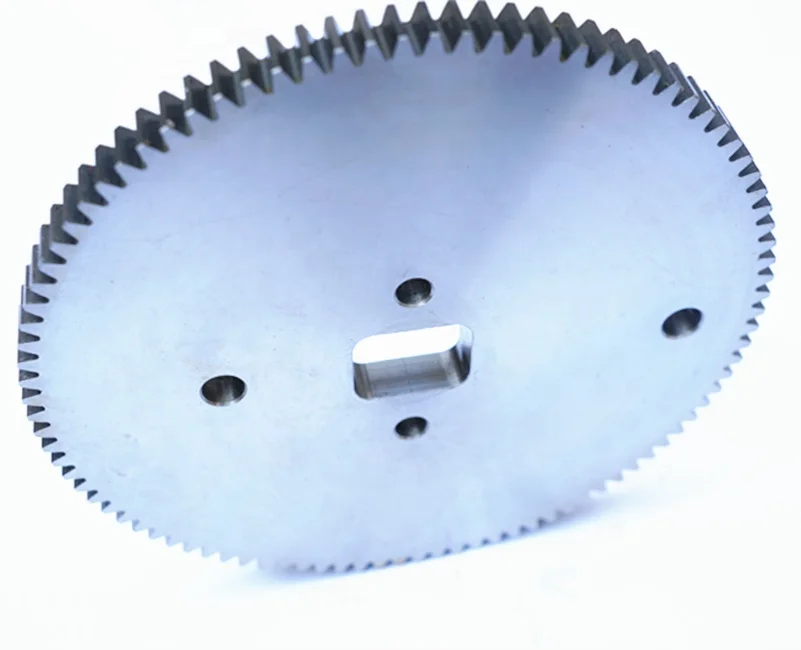 
Custom CNC machining steel gear large diameter spur gear 
