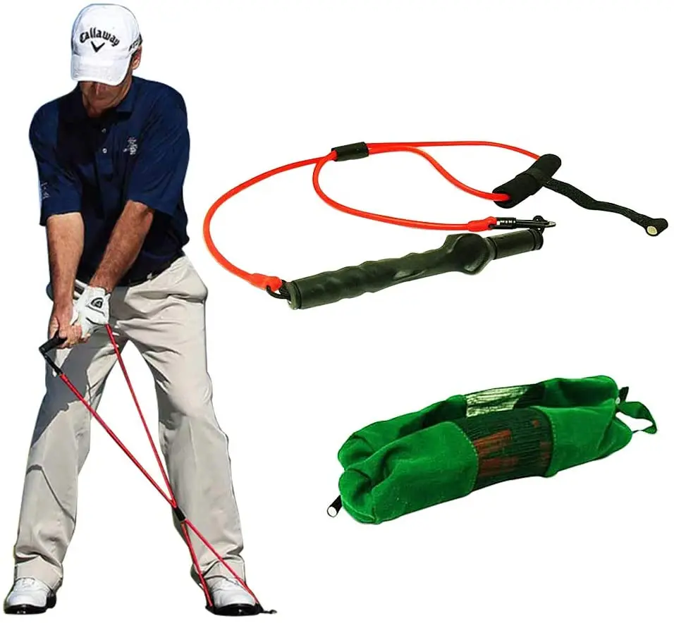 

Wholesale Golf Swing Resistance Bands Golf Training Aids Pull Rope Golf Training Equipment