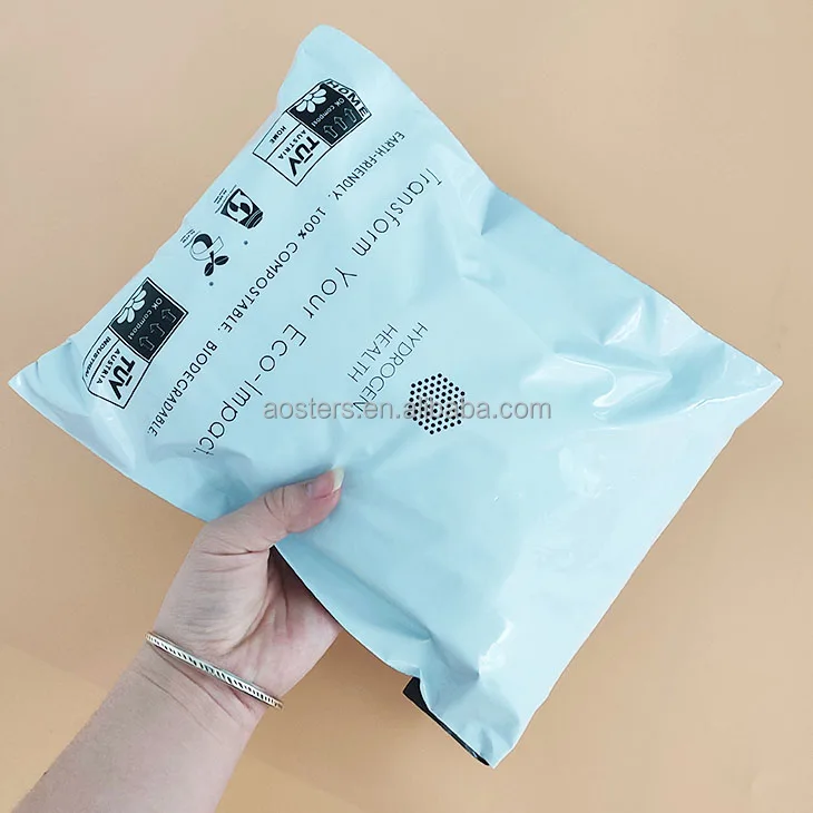 

Custom compostable mailing bags Personalised Logo Print Shipping Biodegradable Material Plastic Mailing Bag