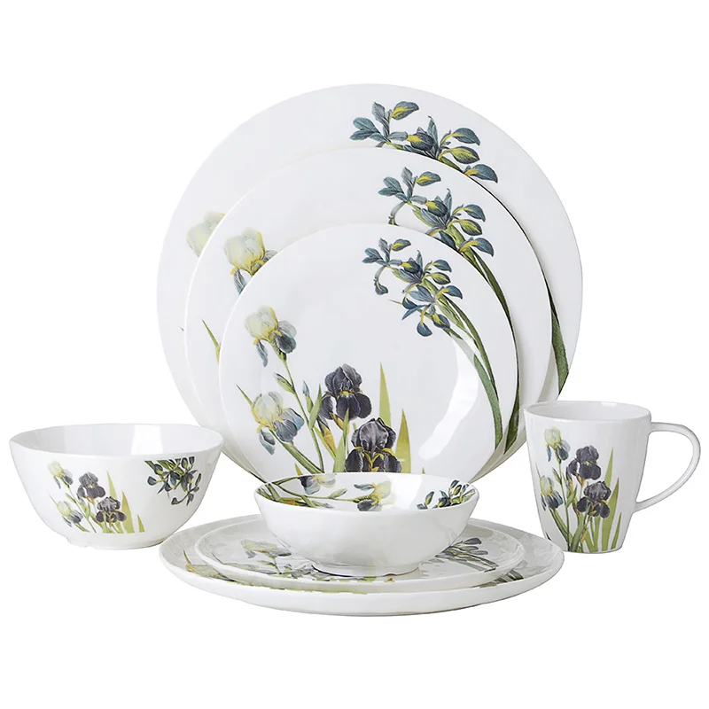New Available Restaurant Dinner Set Dinnerware Printed,Cheap Bulk