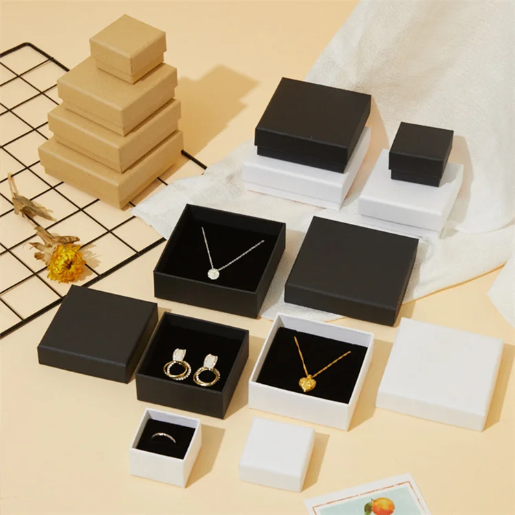 

Custom Ring Box Packaging Small Set Gift Velvet Luxury Packing Jewelry Display Wholesale With Logo Cardboard Jewellery Boxes