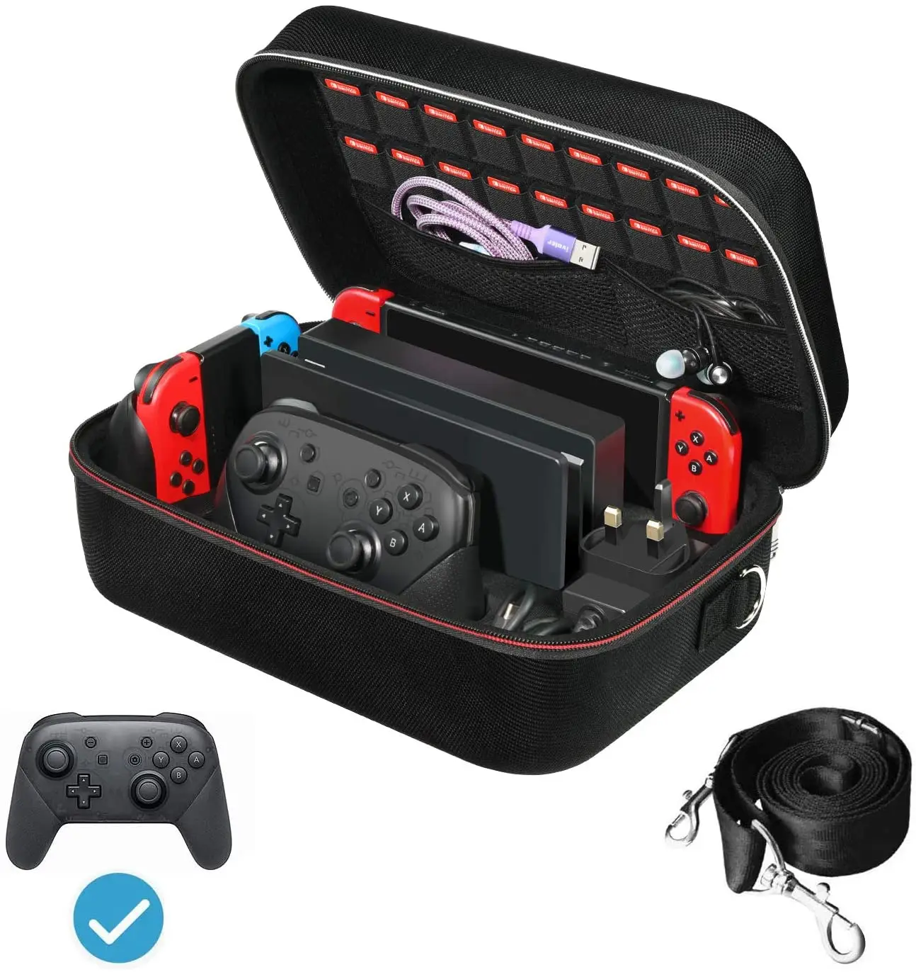

2022 Carrying Storage Portable Travel Hard EVA case bag for Nintendo Switch Console Pro Controller Console