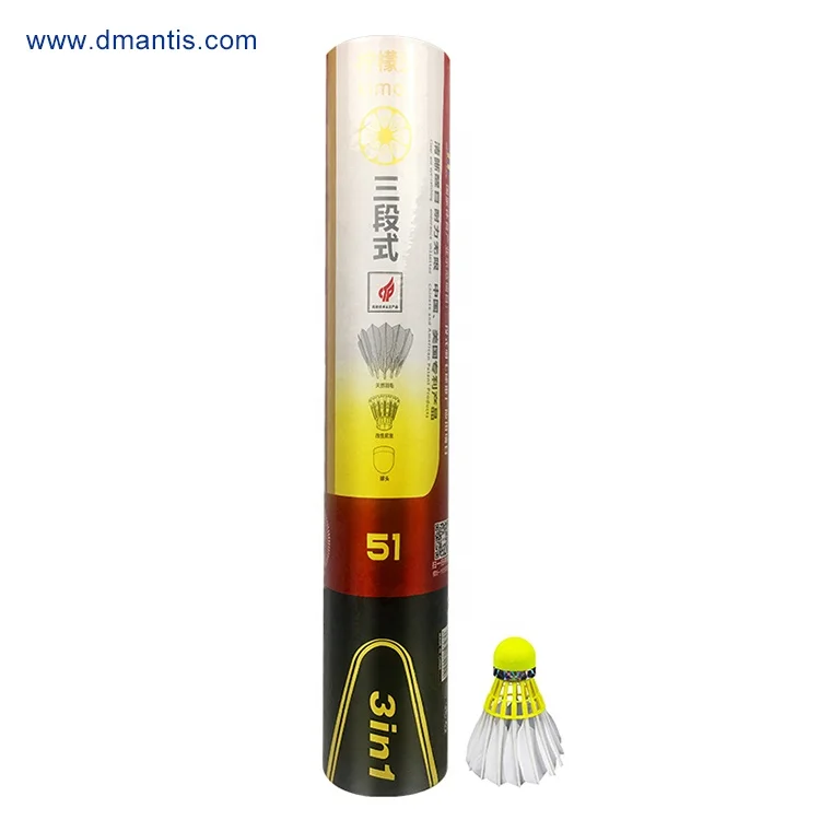 Original Goose Feather Wholesale Cheap Price Badminton Shuttlecock for Player Grader