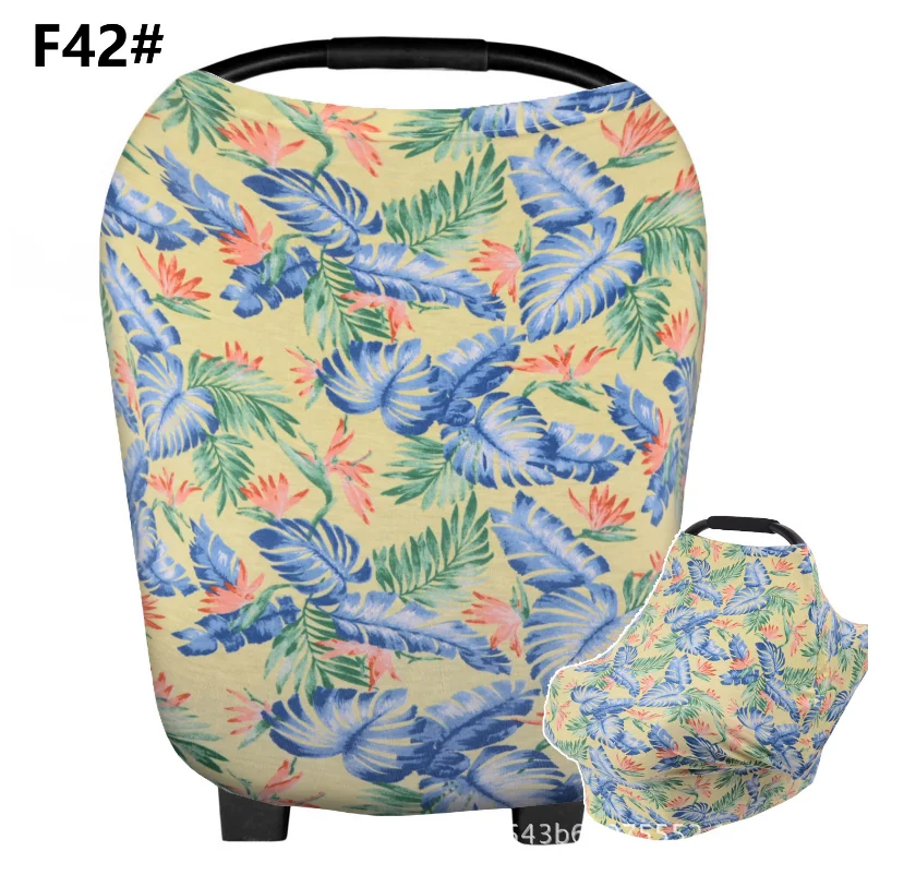 

Car Seat Canopy Nursing Cover - Multi Use Cover - Baby Breastfeeding Cover - Ultra Soft and Stretchy