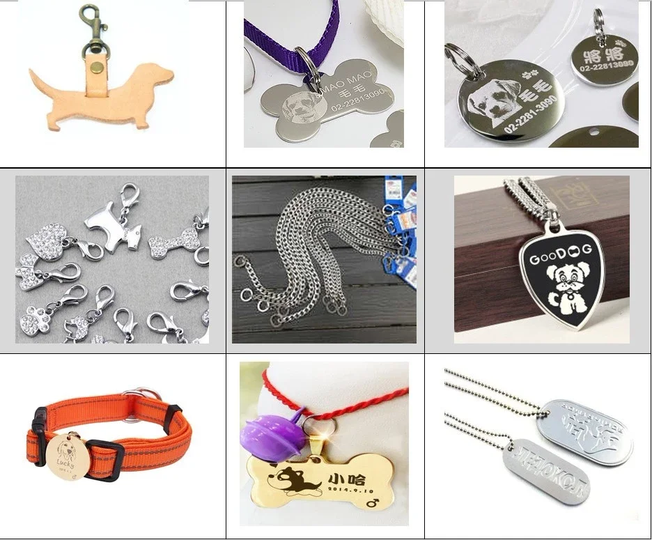 Custom Wholesale Blank Dog Tag Delicate Tags Pet Supplies Dog Artifact