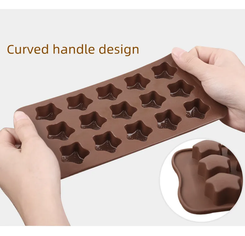 

silicone rubber para chocolates moldes for Non stick baking and easy to clean