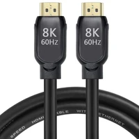 

HDMI 2.1 Gold Plated Cable High Speed 48Gbps 8K@60Hz 4K@120Hz Ultra HD HDR HDMI 2.1 Cable