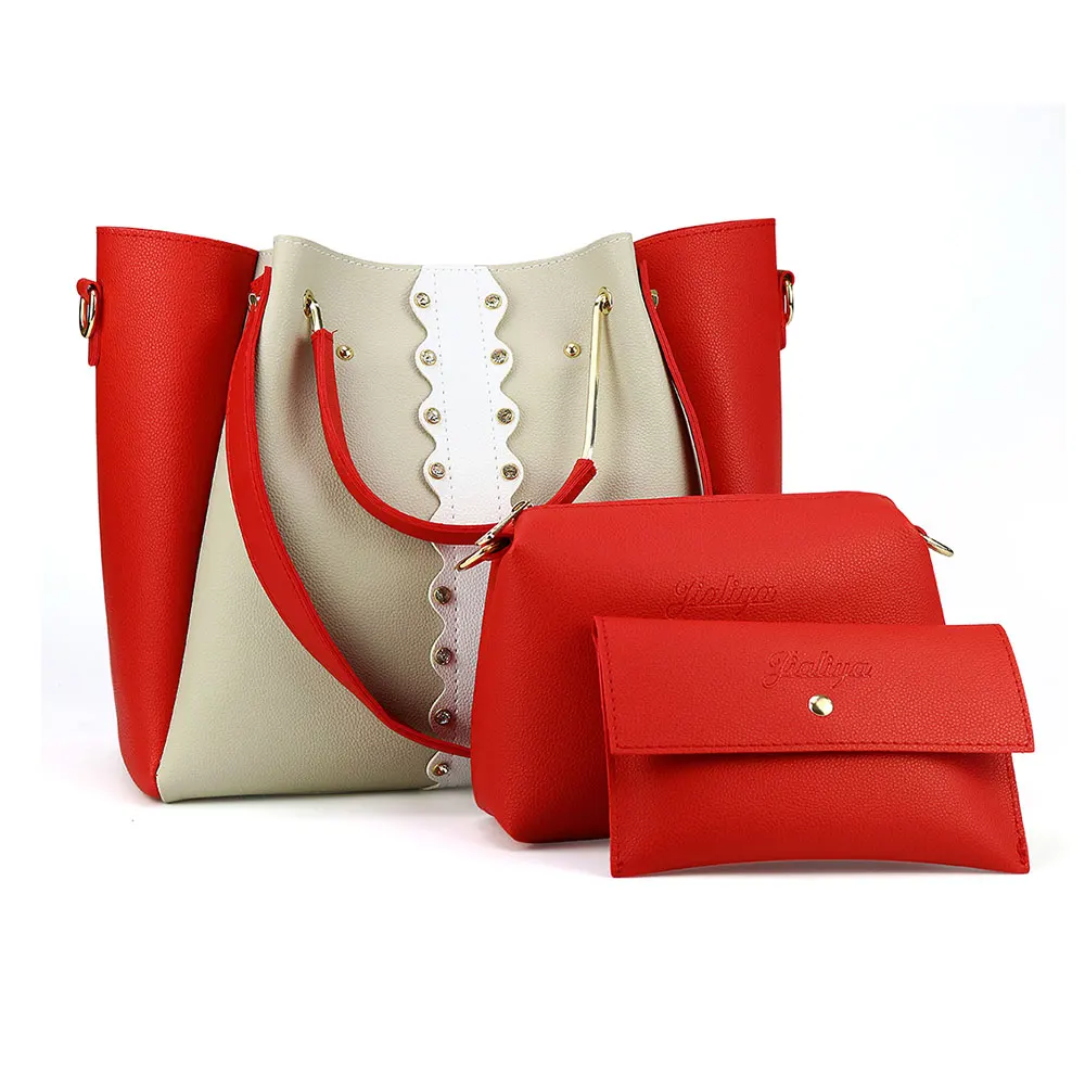 

MR31 Wholesale custom luxury imported women multicolor PU leather handbags china