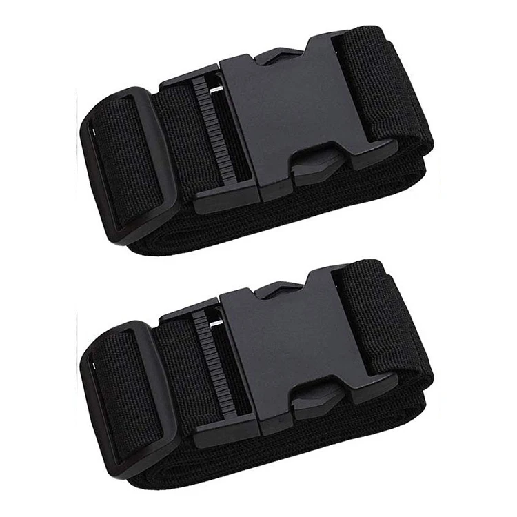 
Custom logo Adjustable Travel Bag Straps Suitcase Luggage Belt Straps with TSA Lock 