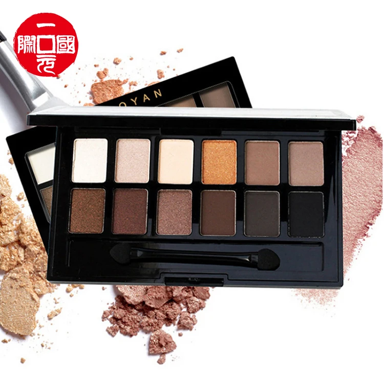 

Private Label Make Up 2021 new 12-color nude eyeshadow palette