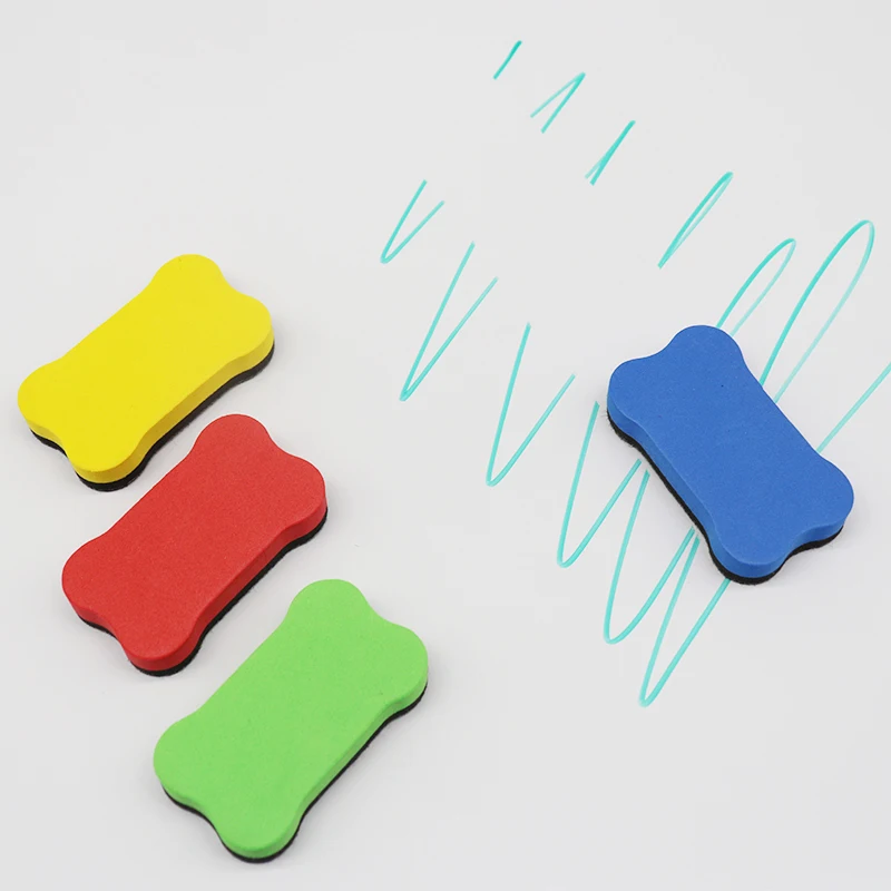 
Whiteboard eraser EVA foam board eraser cartoon small bone eraser wholesale 