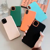 

2019 New Candy Colorful Soft Relate Skin Good Quality Phone Cases For Iphone11 pro max Back Covers For Iphone11 11 Pro Casing