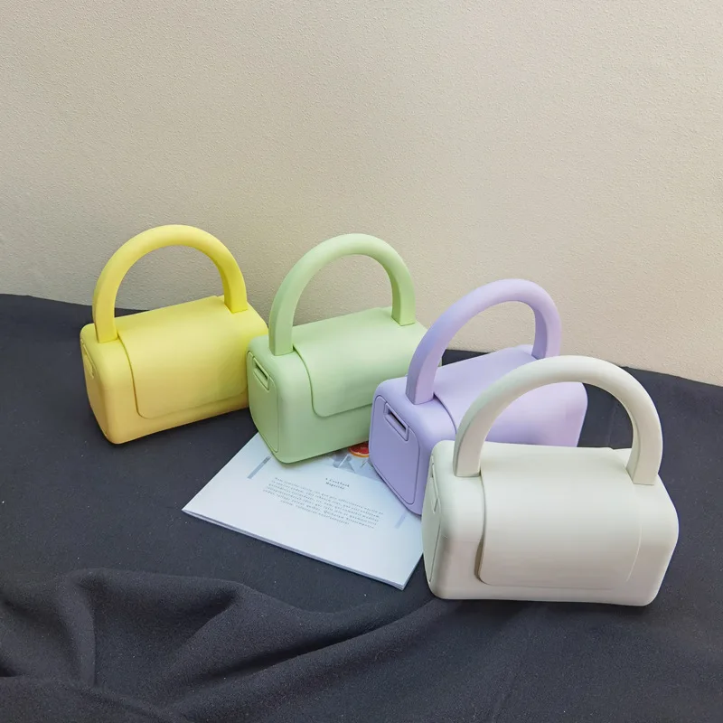 

TAOTAOBAO women bag handbags 2024 silicone PVC jelly purse shoulder cross body luxury ladies woman hand bags candy jelly bag