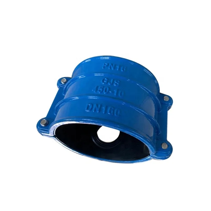 DN50-DN300 Cast Iron Clamp Saddle for PE-PVC Pipe
