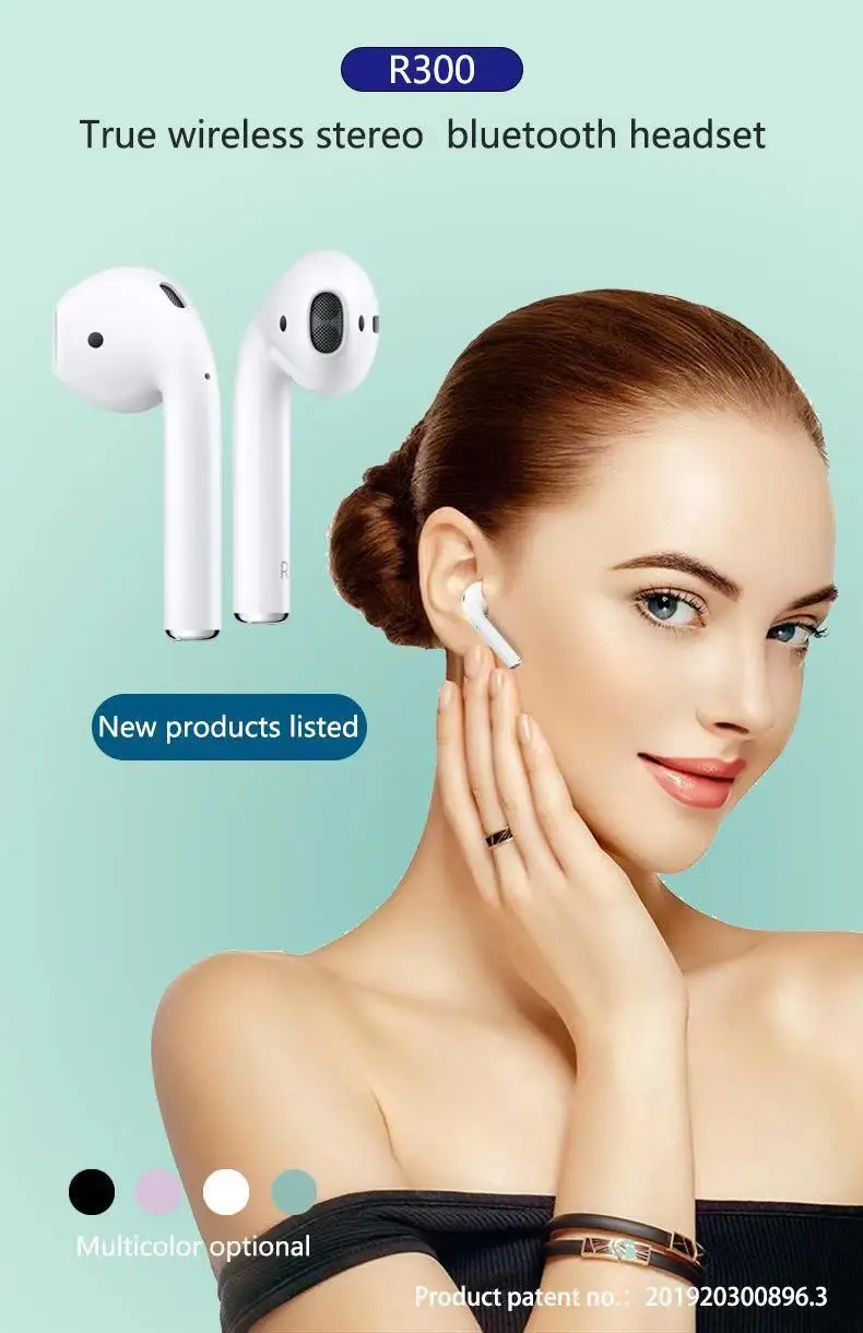 R300 V5.0 TWS Ture Wireless Earbuds In Ear Earphones Touch Control Stereo Headphones High Quality Experience - ANKUX.COM