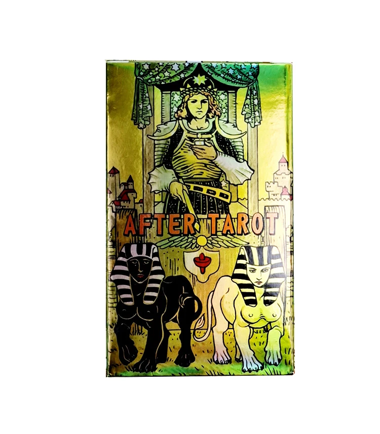 

After Tarot Cards Deck Board Game Set For Party Full English PDF guidebook Holographic