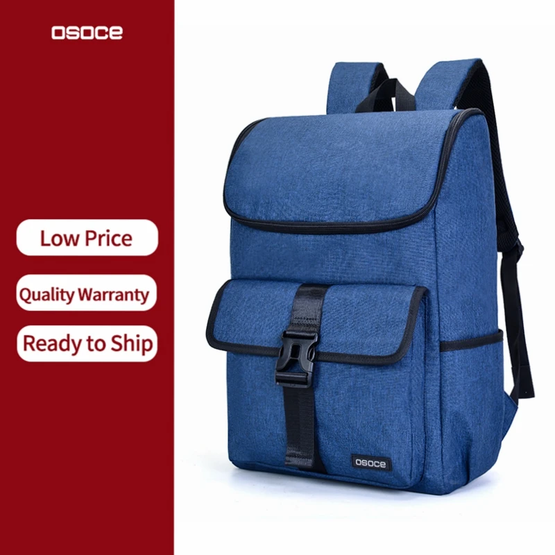 

OSOCE S77 Wholesale Waterproof Quality Cheap Outdoor Travel Backpack Bag Laptop College Business School Backpack bag, Blue or customize