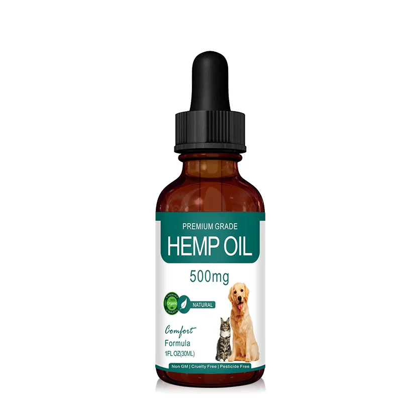 

Private Label For Dogs And Cats Organic Hemp Seed Oil Anxiety Relief Hemp Oil Full Spectrum Calming Hemp Oil For Pet