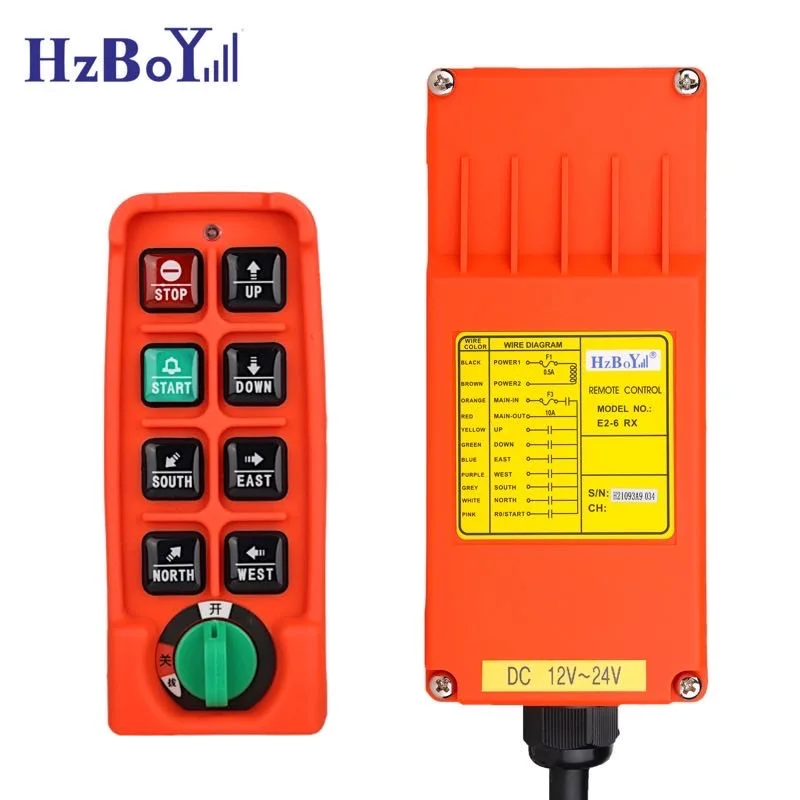

F21-E2S DC12-24v Industrial Wireless Radio Crane Winch Remote Control