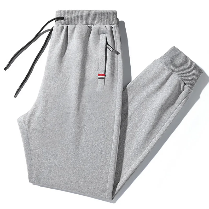 

Custom Logo Wholesale Sweatpants With Zipper Pockets Quick Dry Casual Outwear Jogging Pants For Men, Picture shows
