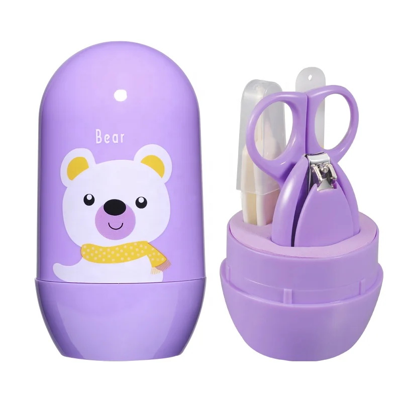 

High quality Baby safety nail clippers kit baby nursury care kit 4 in 1