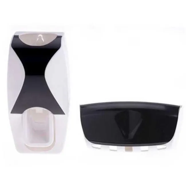 

1 Set Toothbrush Dispenser 5 Automatic Plastic Lazy Toothpaste Holder