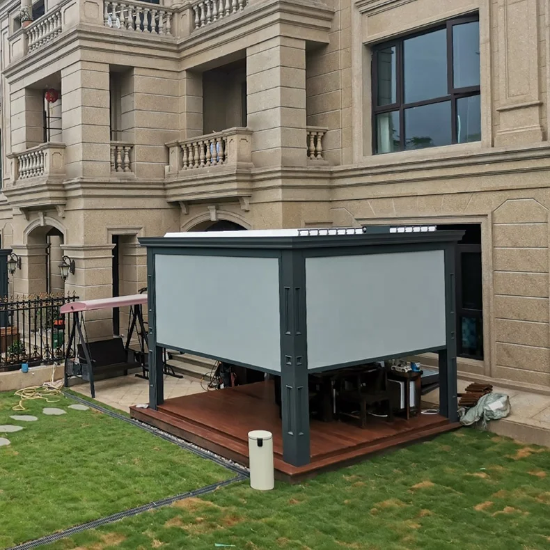 

Custom size rainproof windproof electric outdoor roller blinds