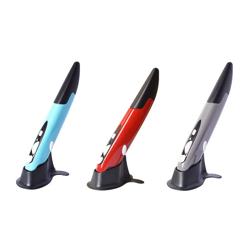 

New design 2.4GHz Wireless pen mouse for desktop and PC computer Laptop wireless Pen Mouse, Blue, gray, red
