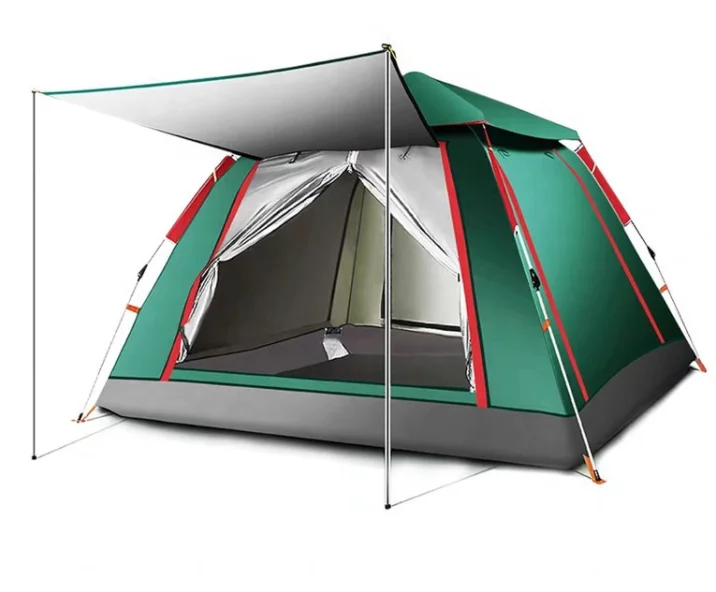 

Tent waterproof PU Quick travel automatic camping 3-4 person tent essential for outdoor travel Pop Up Tents