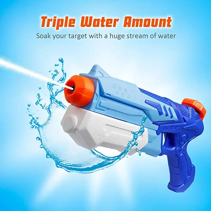 Pack Super Water Gun High Capacity Water Squirt Toy for Swimming Pool Party 