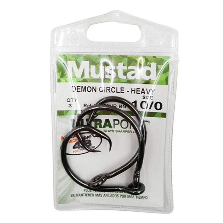 

Mustad Suicide hook 39950 High Carbon Steel Ultrapoint Triangle Point Offset Fishing Hook, Metallic