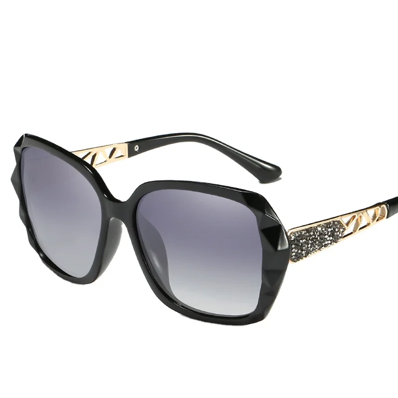 2023 New Elegant Women's Polarizing Sunglasses Modification Glasses Driver's Lens Camera Glasses Diamond Sunglasses