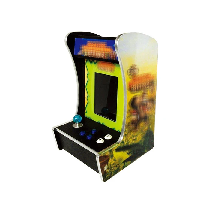 

10.4 inch LCD Mini King kong (Vertical) Cocktail Arcade Machine With game elf 412 in 1 Game bartop arcade minion game machine