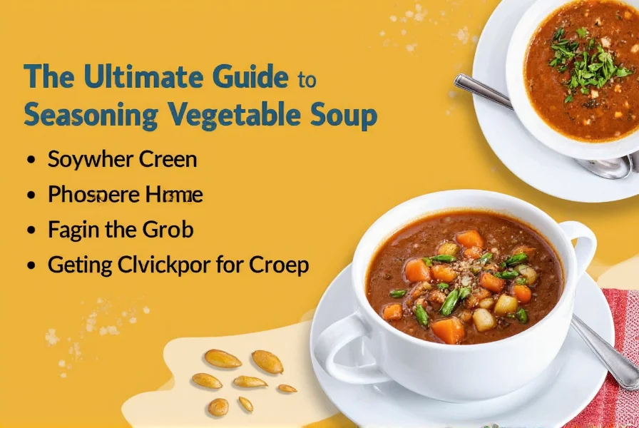 spice it up the ultimate guide to seasoning vegetable soup