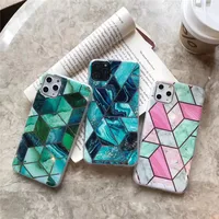 

High quality ins plating marble phone case for iphone11 11pro 11promax x xs xsmax xr 6 s 7 8 plus tpu pc protective cover