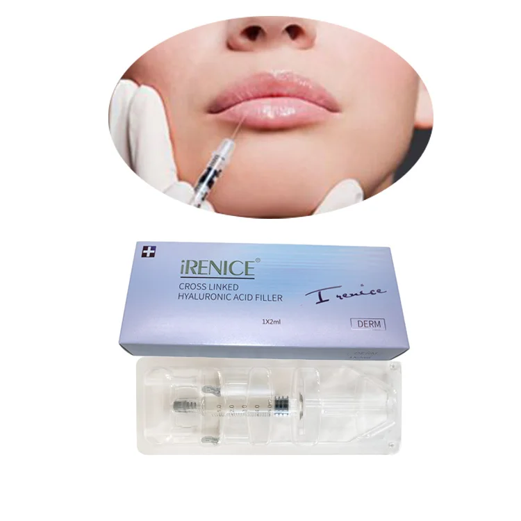 

iRenice hyaluronic acid dermal 24mg injection for lip 2ml filler, Transparent