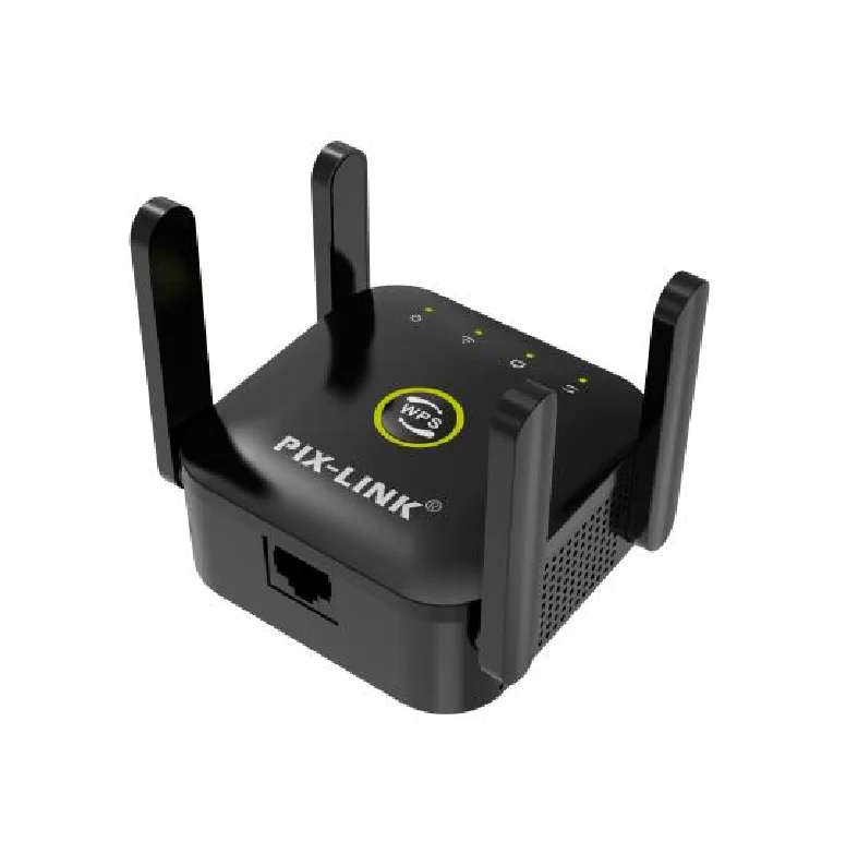 

PIX LINK 300Mbps Wireless-N Wireless-N WiFi Repeater/Router/AP total black wifi extender booster factory manufactory LV-WR24Q