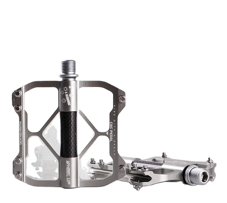 

Wheel Up New MTB Pedals Bicycle Flat Platform Pedals Carbon Fiber Cycling Fixed Gear Ultralight Pedal