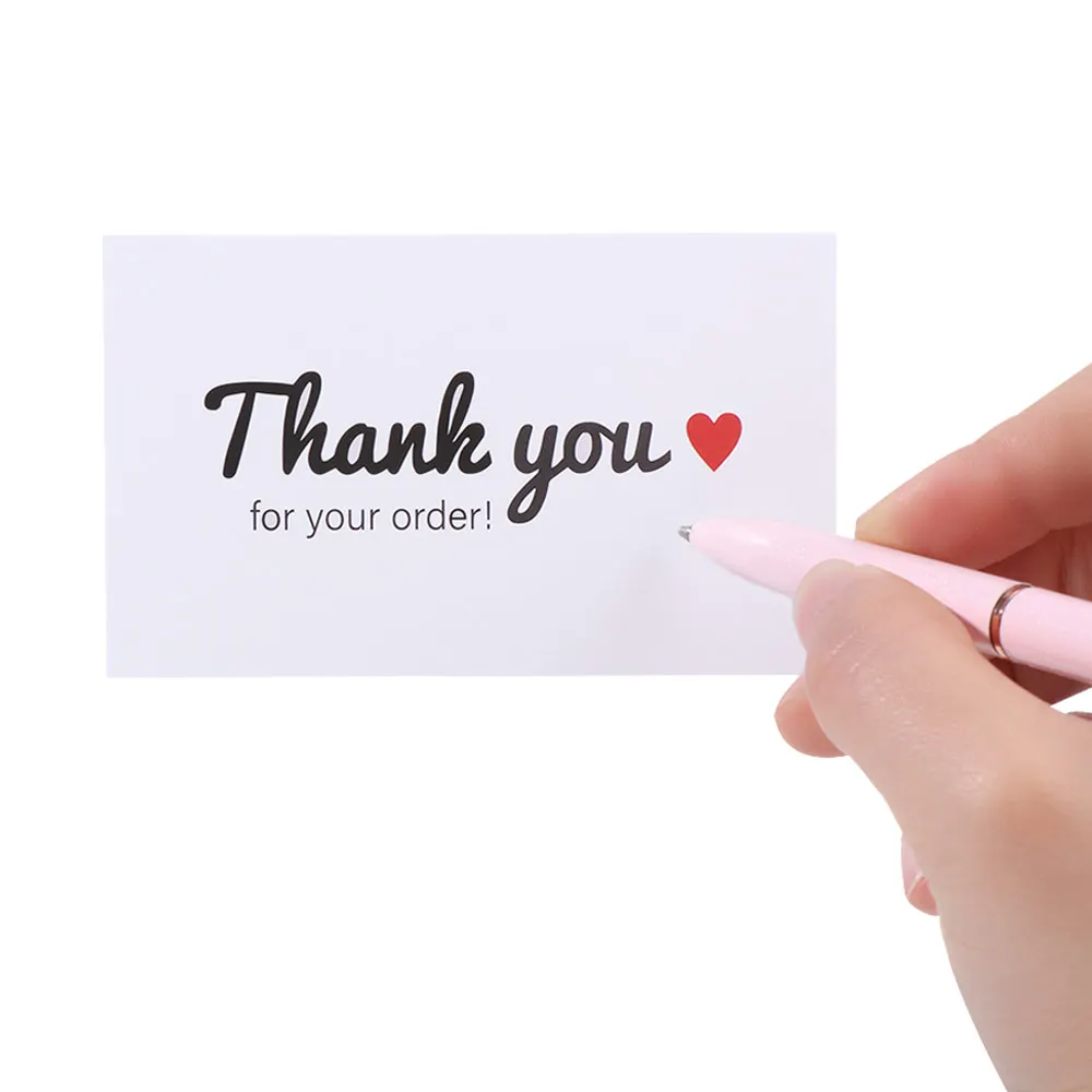 

Custom Thank You Cards business card Thank You For Your Order Gift decoration card Personalized logo Business Wedding invitation