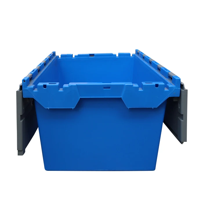 Qs 90l Heavy Duty Solid Blue Modern Plastic Storage Nestable Stackable