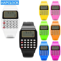 

Children Calculator Watch LED Clock Unisex Kid Silicone Multi-Purpose Date Time Electronic Wrist Watch