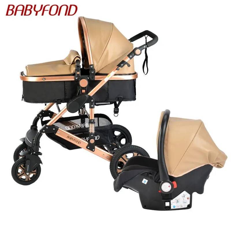 
Fast Shipping Luxury Baby Car Umbrella Light Summer Cart Buggies Folding Trolley Stroller baby 3 in 1 